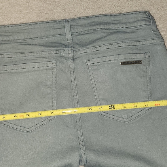 MICHAEL KORS Size 6 Colored JEANS GREAT COLOR! Green army military - Picture 6 of 13